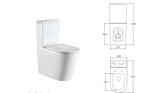 Enna Comfort HeightBack To WallToilet Suite